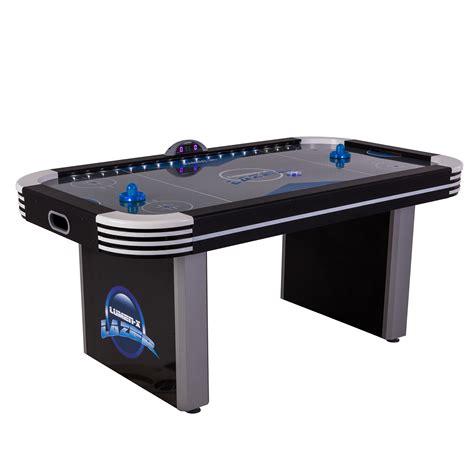 Triumph 20 led light up tabletop air hockey table - The Triumph Lumen-X Lazer Air Hockey Table’s exciting new technology illuminates the dark and adds another dimension of …